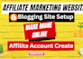 create best affiliate, cpa account setup